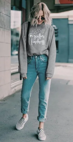 Vista 5 de KIDDAD Sudadera de diente de león para mujer, diseño gráfico Scatter Kindness, camiseta casual de manga larga