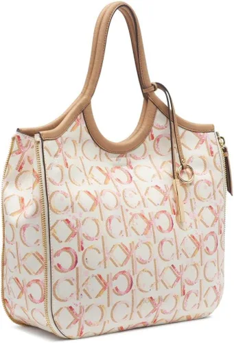 Vista 10 de Calvin Klein Gabrianna Novelty - Bolso tote delgado con cremallera lateral