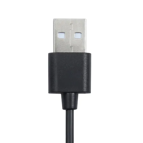 Vista 5 de Cable de audio AUX macho de 0.138 in a cable adaptador USB 2.0, auriculares inalámbricos Bluetooth, orejera recargable, cable de carga de repuesto