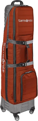 Vista 4 de Samsonite Bolsa de viaje de golf The Protector Hardside and Softisde con ruedas de tiburón, exterior impermeable, color negro