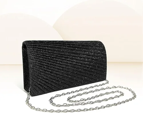 Vista 2 de Bolsos de mano brillantes para mujer, bolsos de mano de noche para mujer, fiesta formal, boda, bolso de los años 20 para cóctel, baile de graduación