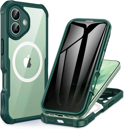 Vista 43 de CENHUFO Funda de privacidad para iPhone 11 Pro, funda de cuerpo completo con protector de pantalla de privacidad de vidrio templado 9H integrado