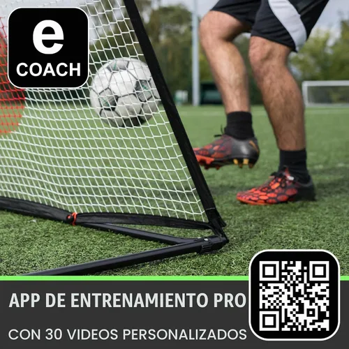 Vista 9 de QuickPlay Red de rebote Spot Target para fútbol Red de rebote resistente al clima con bolsa de transporte Ideal para práctica de pases