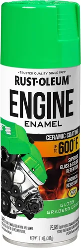 Vista 24 de Rust-Oleum 366428-6PK - Pintura en aerosol de esmalte para motor, 11 onzas, aluminio, (paquete de 6)