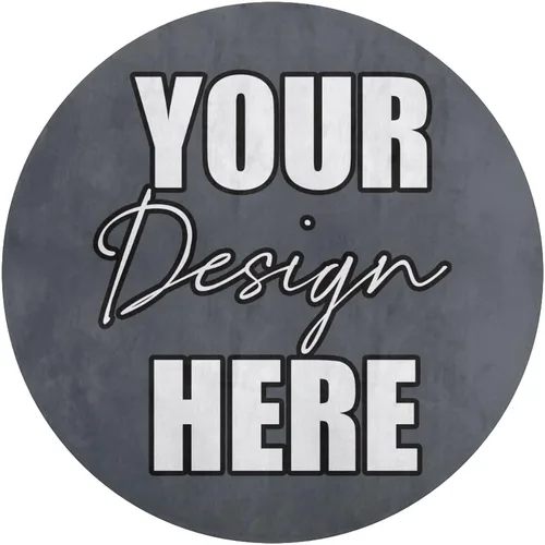 Vista 67 de Alfombra redonda personalizada para añadir tu propio texto/imagen/logotipo/foto, tapete antideslizante personalizado para puerta, alfombra de área