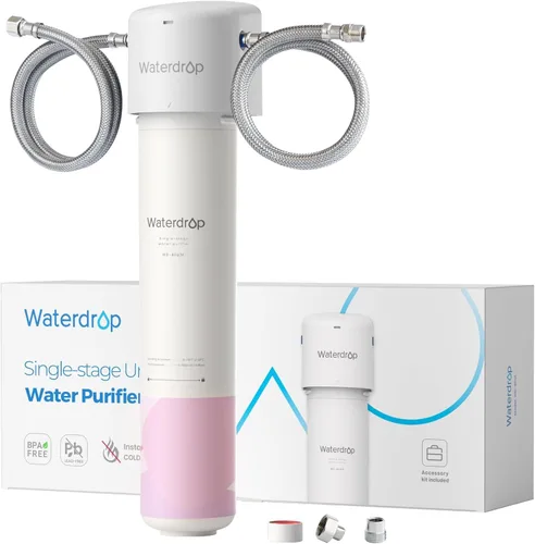 Vista 12 de Waterdrop 15UA - Sistema de filtro de agua para debajo del fregadero, 2 años, reduce el plomo, el cloro, el mal sabor y el olor, filtro de agua