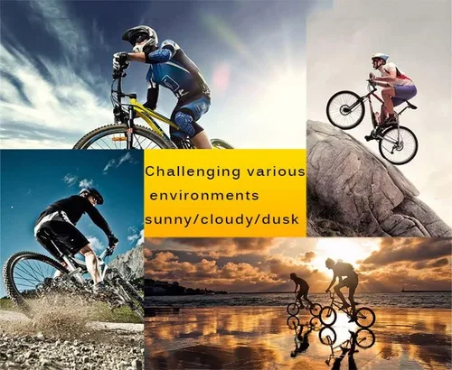 Vista 7 de Gafas de sol deportivas para hombres y mujeres jóvenes béisbol ciclismo correr conducir pesca golf motocicleta gafas para exteriores UV400 Black