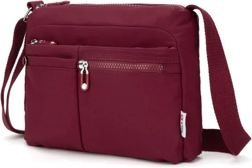 Vista 2 de ETidy Bolso cruzado para mujer, impermeable, ligero, casual, de hombro, bolso de libros