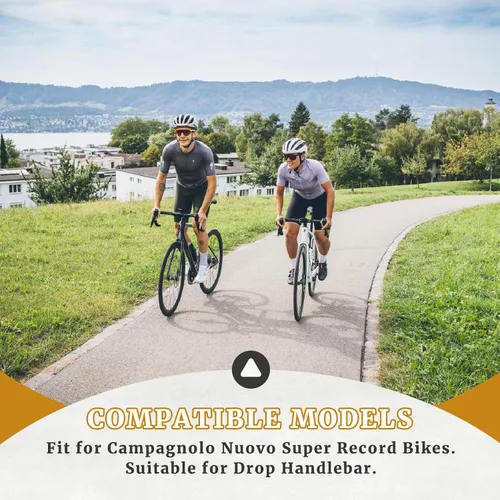 Vista 8 de Fundas de palanca de freno compatibles con Campagnolo Nuovo Super Record Shield Road Bike Shifter Palanca de cambio para deportes al aire libre
