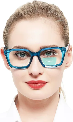 Vista 18 de OCCI CHIARI Gafas de lectura para mujer TR90 lector para hombres 1.0 1.25 1.5 1.75 2.0 2.25 2.5 2.75 3.0 3.5 4.0 5.0 6.0 (azul, 100)