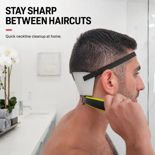 Vista 9 de Edgup, plantilla para rasurado de la línea de cabello del cuello