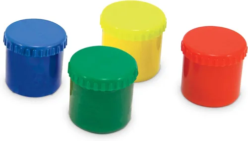 Vista 6 de Melissa & Doug Juego de pintura para dedos (4 piezas) - Rojo, Amarillo, Azul, Verde