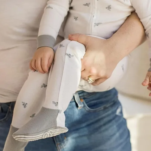Vista 4 de Burt's Bees Baby Pijamas para bebés, 100% algodón orgánico, mameluco de una sola pieza, con cremallera, pijama de ajuste cómodo
