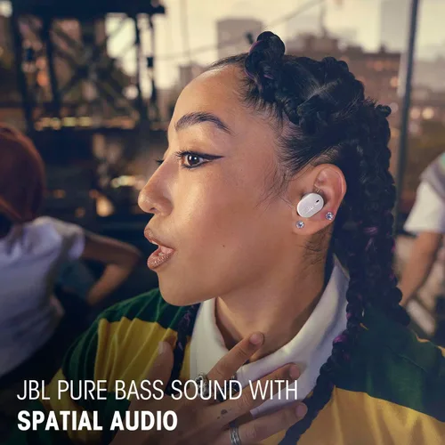 Vista 6 de JBL TBUDS2BLK Tune Buds 2 Auriculares inalámbricos verdaderos con cancelación de ruido adaptativa - Negro