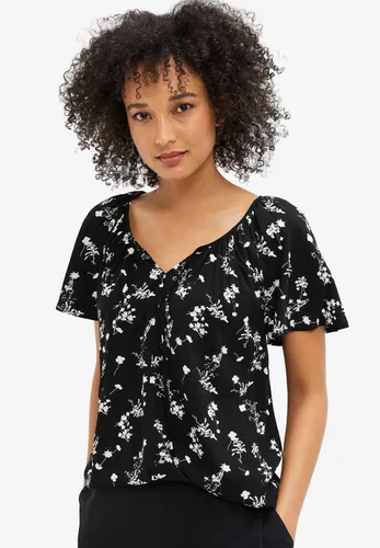 Vista 4 de Ellos Blusa de manga con volantes en tallas grandes para mujer
