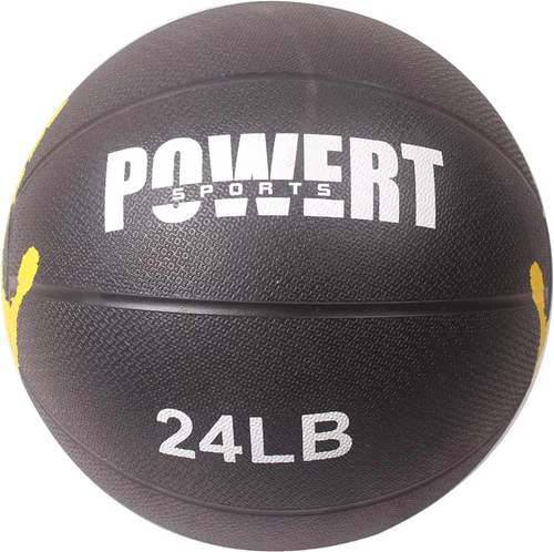 Vista 4 de POWERT Pelota medicinal con peso para entrenamiento HIIT, ejercicio cardiovascular y terapia física