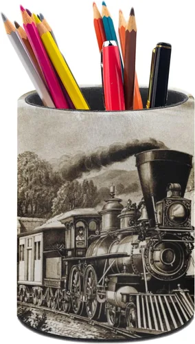 Vista 28 de Organizador de lápices con diseño de bandera de Estados Unidos, lindo portalápices, taza de lápices para escritorio, soporte para brochas