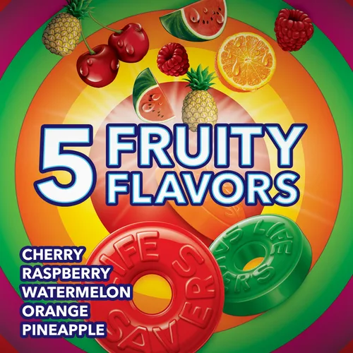 Vista 2 de Life Savers Five Flavors - Bolsa de dulces duros, 41 onzas (paquete de 2)
