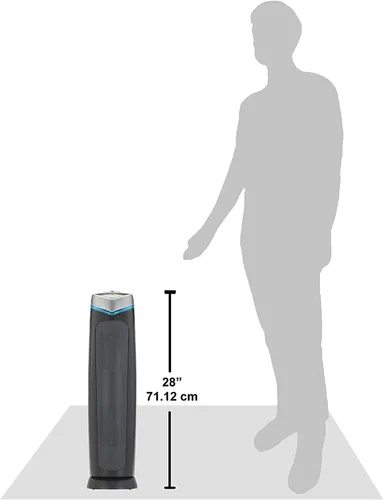 Vista 11 de GermGuardian Purificador de aire HEPA 3 en 1 para el hogar, habitaciones grandes de hasta 915 pies cuadrados con filtro de aire HEPA, luz UV-C