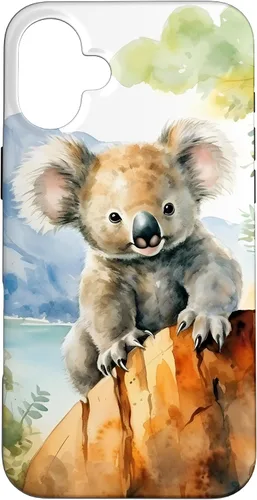 Vista 23 de Cute Little Koala Bear in The Wild Case for iPhone 17
