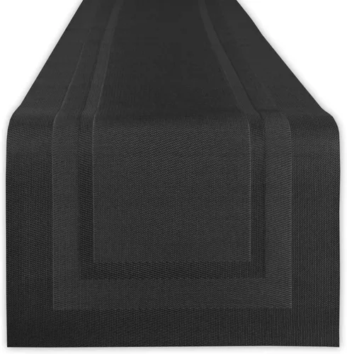 Vista 18 de DII PVC Tabletop Collection Woven Indoor / Outdoor - Juego de manteles individuales, 13x17.25, aguamarina, 6 piezas