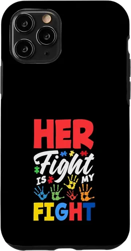 Vista 28 de Her Fight is My Fight Autism Awareness Case for iPhone XR
