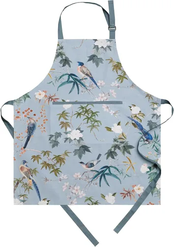 Vista 1046 de Maison d' Hermine Delantales para mujer con bolsillo, 100% algodón (27.50 x 31.50 pulgadas)