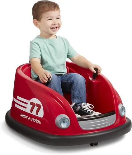 Vista 9 de Radio Flyer Grow with Me Racer, for Kids Age 1.5-4, Red, Large