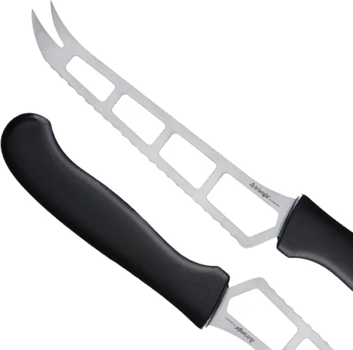 Vista 3 de triangle Cuchillo de queso - Hoja perforada de acero inoxidable - Mango ligero - Fabricado en Alemania