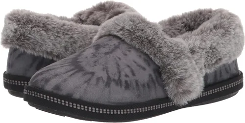 Vista 7 de Skechers Pantuflas acogedoras de fiesta Campfire-Slumber para mujer