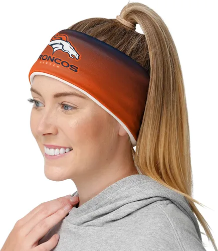 Vista 102 de FOCO Diadema de moda para mujer con logotipo de equipo de la NFL Gradiente impreso.