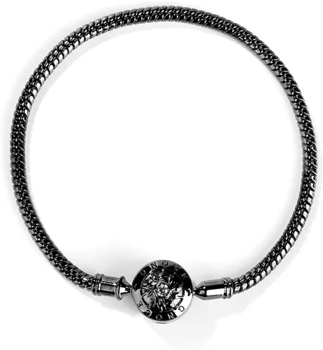 Vista 6 de GNOCE Pulsera de plata de ley bañada en oro rosa y oro rosa con cierre