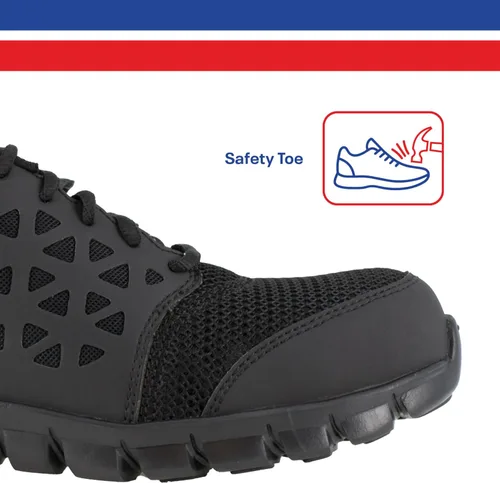 Vista 2 de Reebok Work Sublite Cushion Slip Resistant Composite Toe Work/Duty - Negro