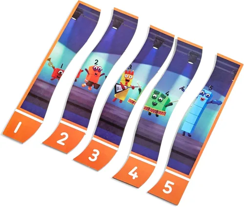 Vista 3 de Learning Resources Numberblocks - Juego de rompecabezas de secuenciación, rompecabezas de números, rompecabezas de matemáticas, 10 rompecabezas