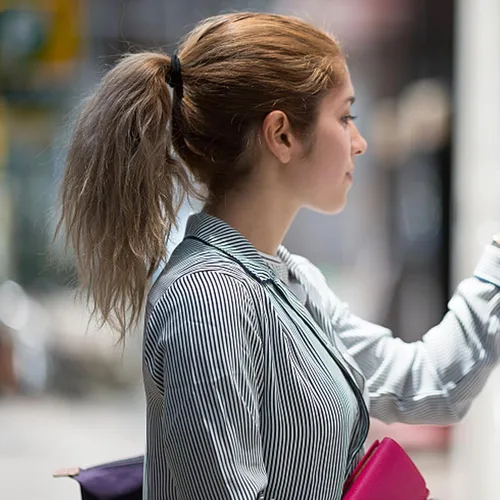 Vista 6 de Unaone Lazos elásticos para el cabello, 300 unidades de bandas elásticas de goma para el cabello sin arrugas, banda para el cabello de 0.079 in