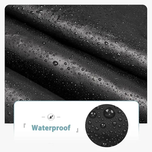 Vista 5 de SHINESTAR - Funda de parrilla para George Foreman, impermeable, 600D, resistente, para interiores y exteriores, cubierta de barbacoa redonda pequeña