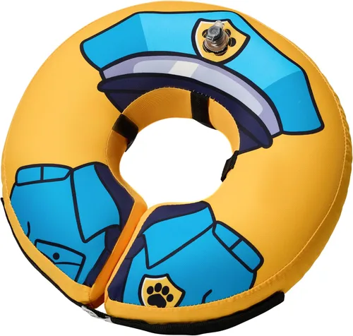 Vista 27 de BENCMATE - Cuello inflable y suave para perros, alternativa al collar isabelino, para gatos y perros pequeños, medianos y grandes, dona para Azul