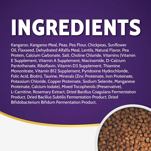Vista 4 de Zignature Kangaroo - Alimento seco para perros con fórmula de ingredientes limitados, comida seca para perros pequeños bocados, 4 libras