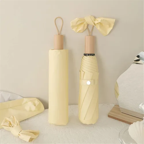 Vista 6 de choedii Paraguas para el sol, protección UV, sólido, compacto, portátil, automático, paraguas de lluvia de viaje, para mujer, impermeable, plegable