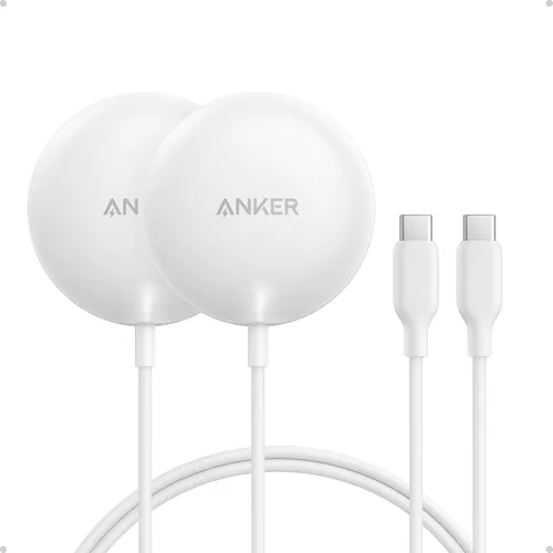 Vista 8 de Anker Zolo - Cargador inalámbrico magnético, certificado Qi2 de 15 W, almohadilla de carga inalámbrica compatible con MagSafe, para iPhone