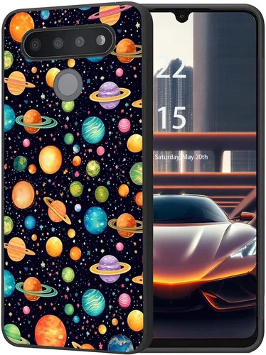 Vista 29 de Funda protectora duradera para LG Stylo 6 para LG Stylo 6 2020 6.8 pulgadas, diseño de hojas de aguacate