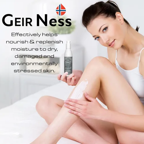 Vista 2 de Geir Ness NORSK SNØ Crema para manos y cuerpo - Loción para piel seca - Hidratante profundo de un solo uso con aceites esenciales