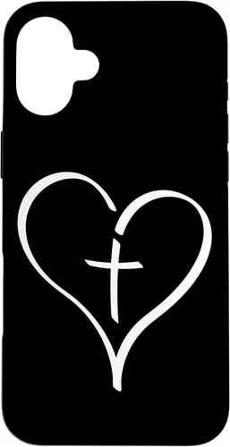 Vista 23 de Blessed Christian Heart Jesus Cross Christian Catholics Cute Case for iPhone 16