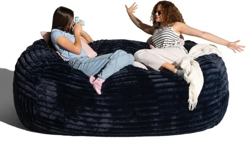 Vista 15 de Puff/tumbona gigante Saxx de la marca Jaxx, Camel