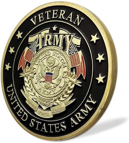 Vista 5 de Moneda militar soldado del ejército de los Estados Unidos - Moneda de desafío