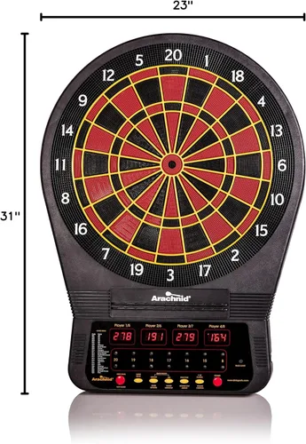 Vista 8 de Arachnid Cricket Pro Tournament-Quality Electronic Dartboard up to 40 Games and 315 Variations (Including Popular Cricket Modes)