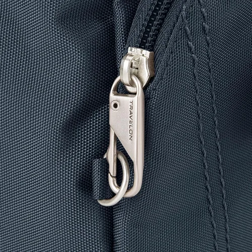 Vista 6 de Travelon Bolsa bandolera clásica antirrobo esencial, color negro