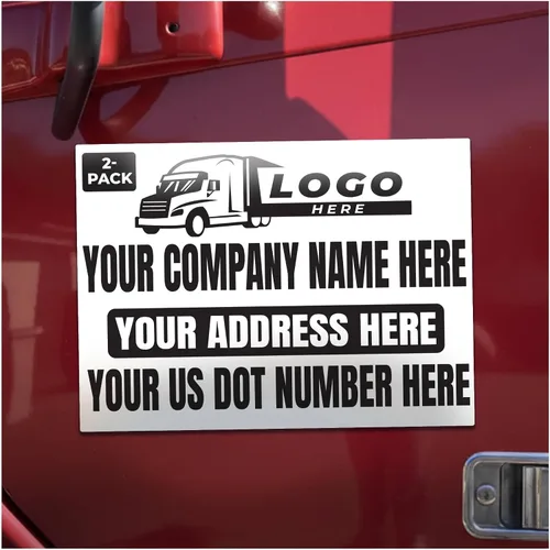 Vista 9 de Imán personalizado para automóvil de 12" x 18" 30 mil - Paquete de 2 imanes de negocios para vehículos y camiones - Letrero magnético personalizado