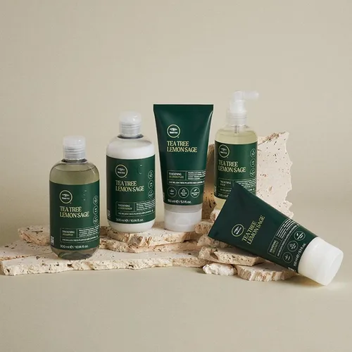 Vista 6 de Tea Tree Lemon Sage - Gel de soplado espesante, gel voluminizador para cabello fino, 5.1 onzas líquidas