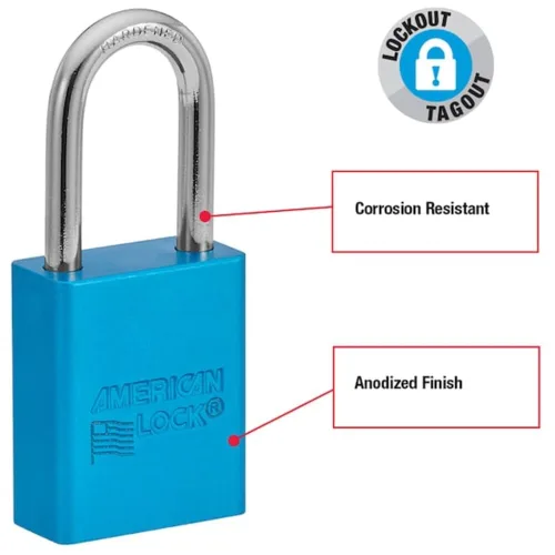 Vista 5 de American Lock A1106BLU Candado Aluminio, Azul
